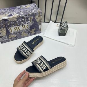 DiorRiviera_Dway_Dark_Navy_Blue_Pump_Flats_For_Her_With_Original_Box_And_Dustcover