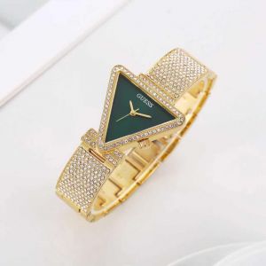 Guess Triangle Women Diamond Gold Green