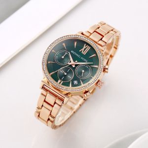 Michael l Kors Sofi Rosegold Green