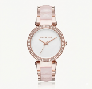 Michael Korrs K6402 Rosegold White