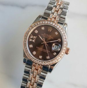 Rolee_x Oyester Perpetual Date Just 2Ton Copper Brown