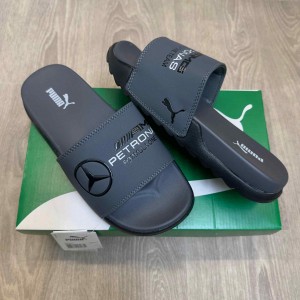 Pum.a Mercedes AMG Petronas Soft Comfort Premium Grey Black Slides