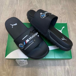 Pum.a BMW Motorsport Soft Comfort Premium All Black Slides