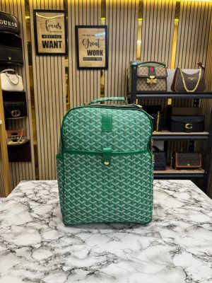 Galpin chevron backpack premium quality backpack (green)