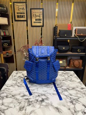 alpin. backpack in ian pattern  premium quality (blue)