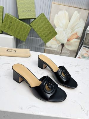 Guccii_GG_Cutout_Logo_Mid_Heel_Slide_Sandal_Black_Interlocking_G_With_OG_Box_&_Carry_Bag_1295-3