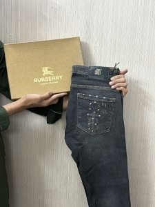 Big sale Burberr_y brand box denim