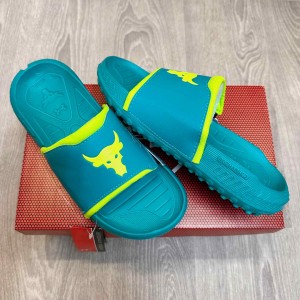 Under Armou.r Project Rock 3 Green Neon Flip-Flop