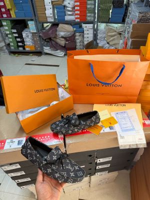 Loui_s Vuitton LV Monogram Denim Loafer