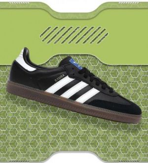 Adid Samba black white fix(362)