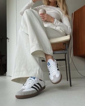 WMN Adidaass Samba White For Her