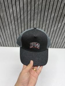 Hugo_Boss_Black_Grey_Small_Front_Logo_Premium_Unisex_Cap