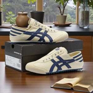 Onitsuk_a Tiger Mexico 66 Slip-On Blue Stripes (837)