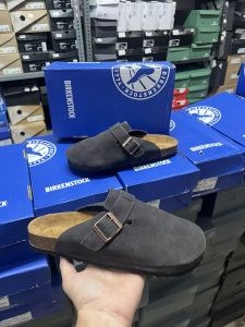 Birkenstock Boston GREY SUEDE 1909