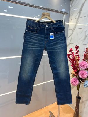 Emporio Dark Shade Straight Fit Premium Imported Stretchable Lycra Fabric Denim wit etal Logo 4163