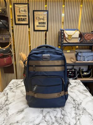 Tumi Alpha Bravo Utility Backpack (Blue) (T85611)
