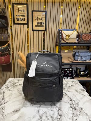 Calvin_Klein Tech-Core Flap Backpack (Black) (C15060)