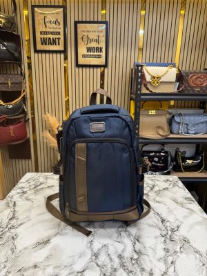 Tumi Alpha 3 Bravo Davis Expedition Backpack (Blue-T85615)