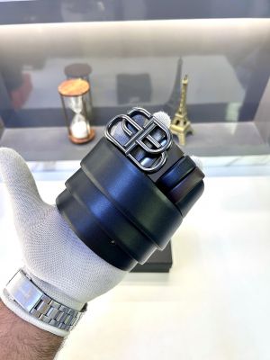 Balenciag_a Black Grey Belt Fa 647