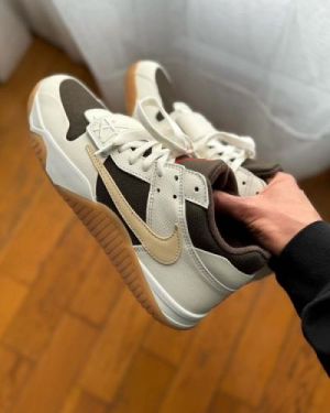 Air jordan 1 x travis scott jumpman sail top ua batch with cactus jack dust bag original box butter paper extra laces SALE FIX NO RTN