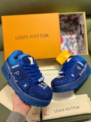 Lv ua_vuitton crystal trainer blue diamond PREMIUM UA QUALITY NO RTN