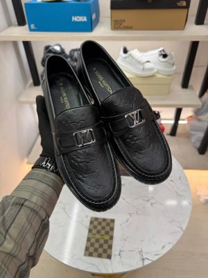 Loui s Vuttion premium quality Loafers full black