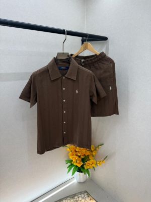 Ralp h Lauren Logo Imported Brown Super Premium Cord Set F3711-BR