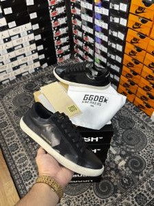 Golden Goose Superstar Black Leather Sneaker