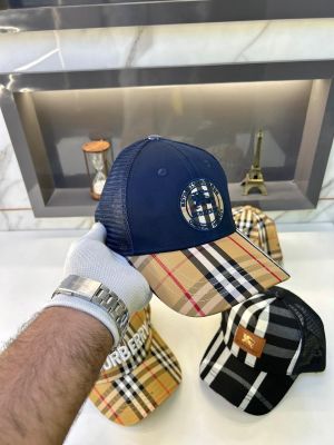 Burberr y Navy Embroidery Logo Premium Cap F3489-A4