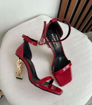 YSL Opyum Heels Premium Wine with OG Box & Carry Bag