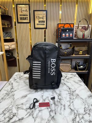 Hugo_Boss Active Aero Logo Backpack (White Edition) (BS1519-B)