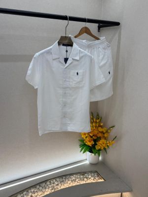 Ralp h Lauren Linen Imported White Super Premium Cord Set F3722-WH