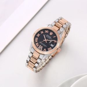 Rolee_x Oyster perpetual Date just 2Ton-Copper-Black