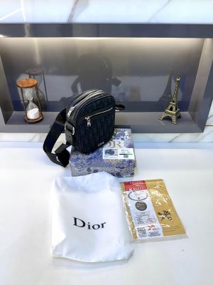 Dio_r Black Sling Bag With Box Fa 594