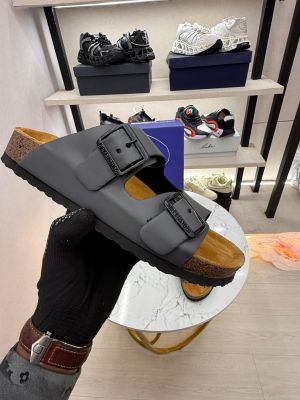 Birkenstock Arizona grey softy Leather