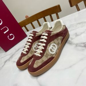 Guccc.i G75 Beige Brown Sneaker