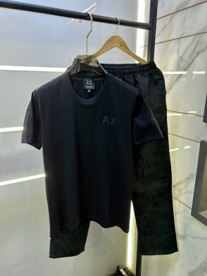 Arma_i Exchange Imported Monogram Black Premium Track Suit With Brand Carry Bag F3533-B1