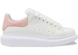 Alexander McQueen women White and Pink Trainers