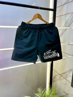 Lacost Logo Green Premium Shorts F3884-GR