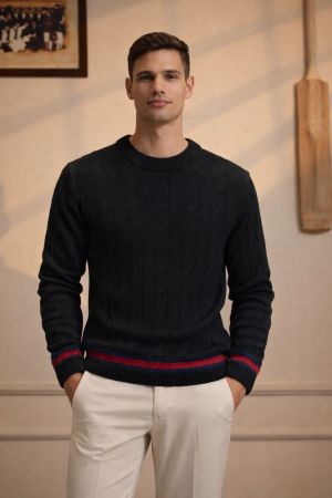 Gucc Signature Sweatshirt Black