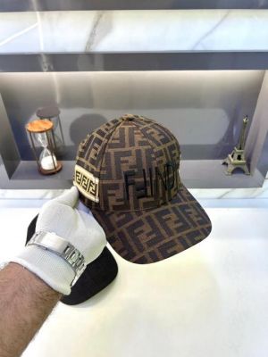 Fend Brown Monogram Premium Cap F3493-BR