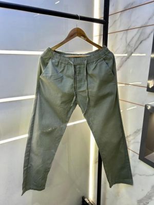 Ralp h Lauren Imported Dark Grey Super Premium Linen Blend Trouser F3188-DGY