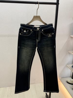 True Religion Imported Black Super Premium Denim With Brand Carry Bag Packing F3902-A2