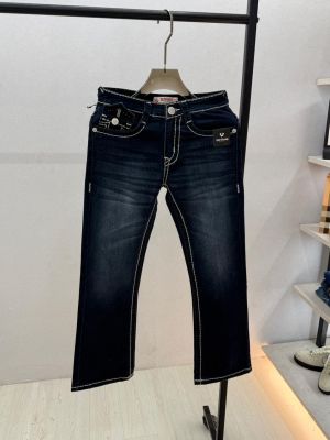 True Religion Imported Dark Blue Super Premium Denim With Brand Carry Bag Packing F3902-A1