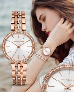 Michhael Kor_s Darci Rose Gold White