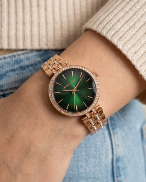 Michael_l kors Darci Rose Gold Green