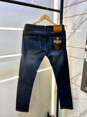 Balmai n Paris Imported Blue Super Premium Denim With Brand Box Packing And Carry Bag F3509-B2