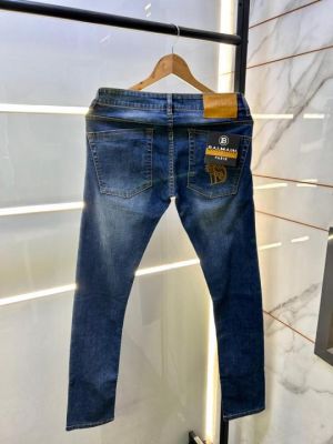 Balmai n Paris Imported Blue Super Premium Denim With Brand Box Packing And Carry Bag F3509-B1
