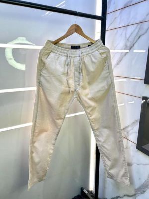 Sale Ralp  Lauren Imported Beige Super Premium  Linen Blend Trouser F3113-BE