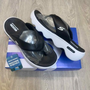 Skecher.s Massage Fit Footbed Black White Simplex